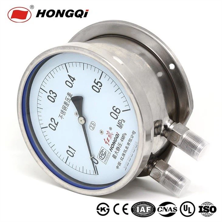 Full stainless steel differential pressure meter