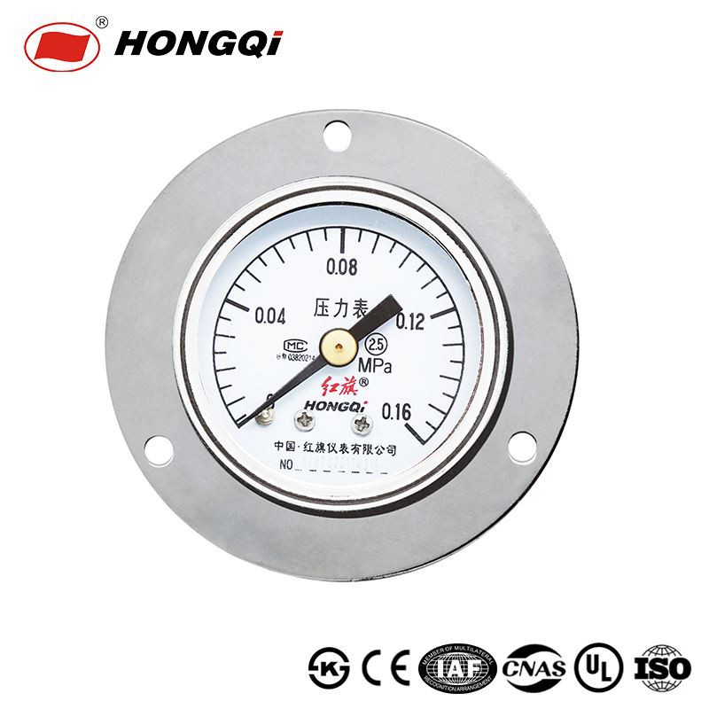 HongQi instrument Y-series Pressure Gauges: Bottom or Center Back Mount