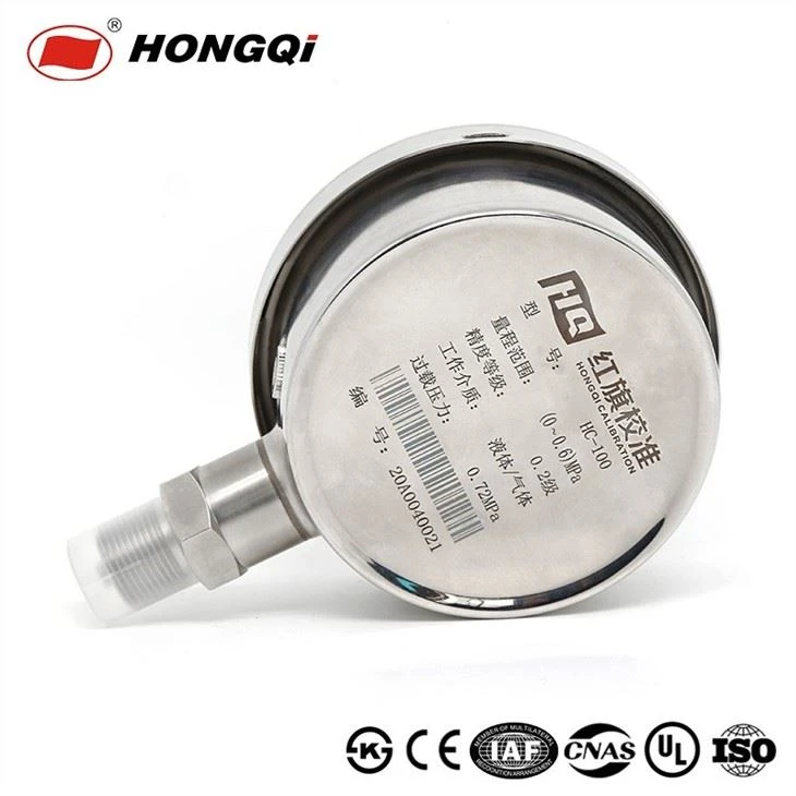 Digital Pressure Gauge With Full View LCD Screen Accuracy 0.5