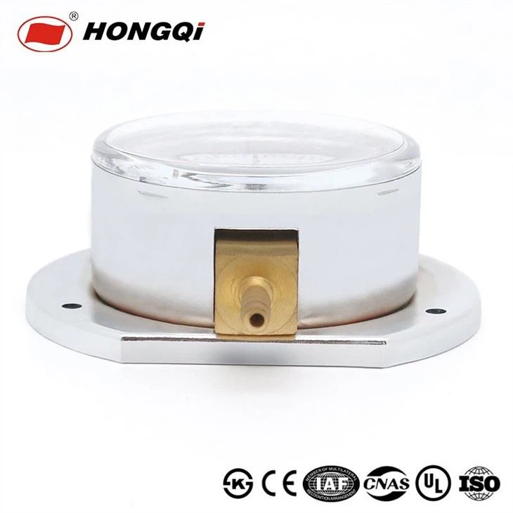 60mm steel chrome plated pressure gage with edge